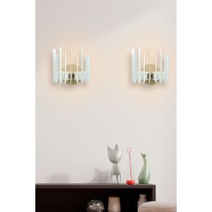 Bijela zidna lampa 207-ZB2