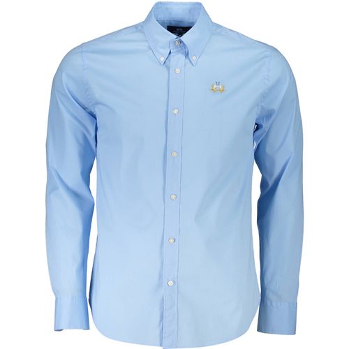 LA MARTINA MEN'S LONG SLEEVE SHIRT BLUE slika 1