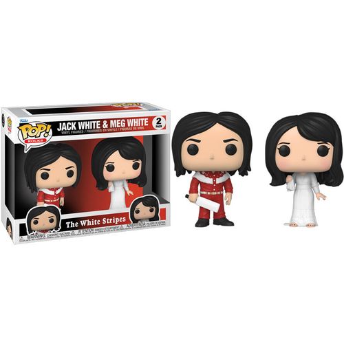 POP pack 2 figures The White Stripes Jack White and Meg White slika 1