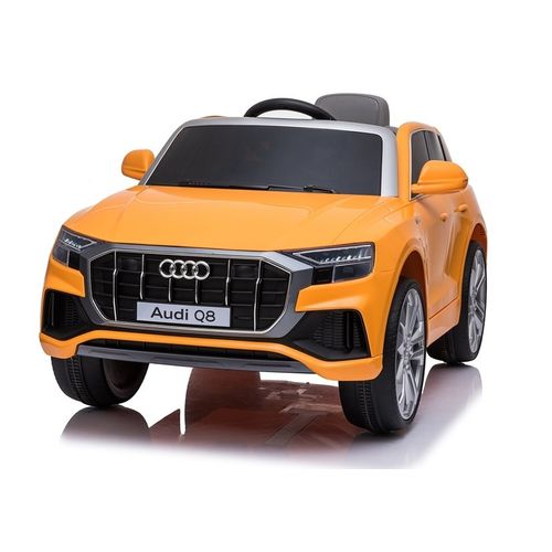 Licencirani auto na akumulator Audi Q8 - žuti/lakirani slika 2