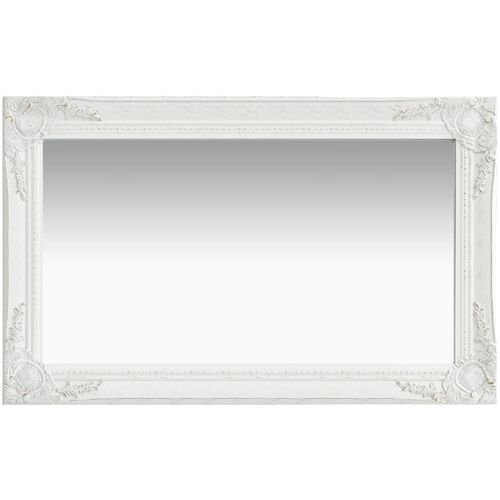 Zidno ogledalo u baroknom stilu 50 x 80 cm bijelo slika 8