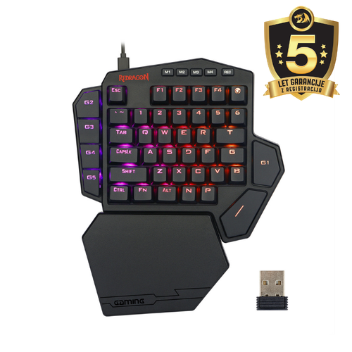 KEYBOARD - REDRAGON DITI ELITE K585RGB-KS WIRED & 2.4G RED SWITCH slika 1