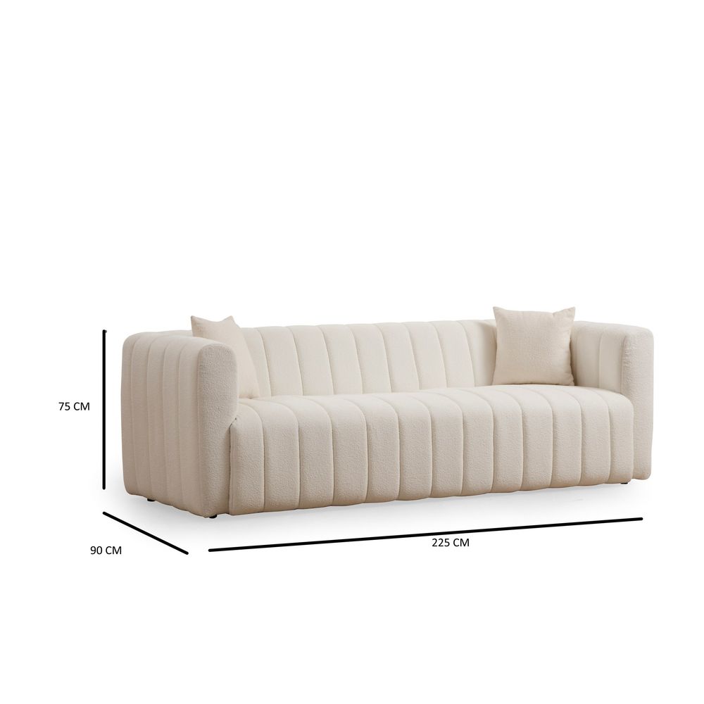 Trosjed 'Royal 3 Cream' s 3 sjedišta slika 6
