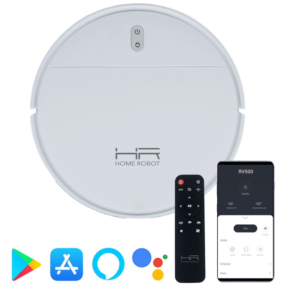 Home Robot Robot, usisavač, Wifi, HEPA filter - Homerobot RV500 White slika 4