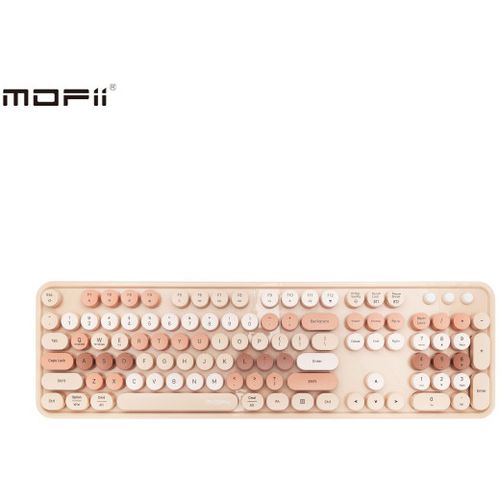 MOFII WL SWEET DM RETRO set tastatura i miš u MILK TEA boji slika 3
