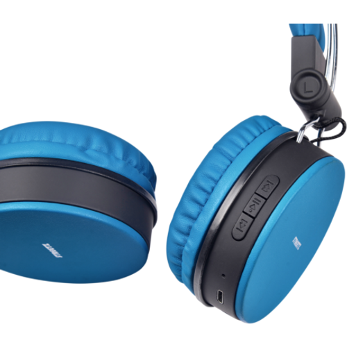 STREETZ Slušalice BT200 Naglavne Sklopive Bluetooth, 3.5 mm utor, PLAVE slika 6