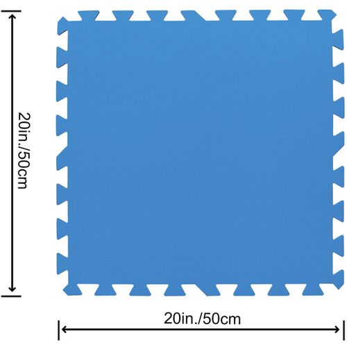 Pjenasta podloga za bazene Bestway 50*50 cm (2,25 m2) - plava slika 2