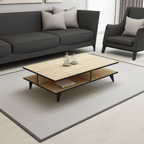 Diamond OakBlack Coffee Table slika 1