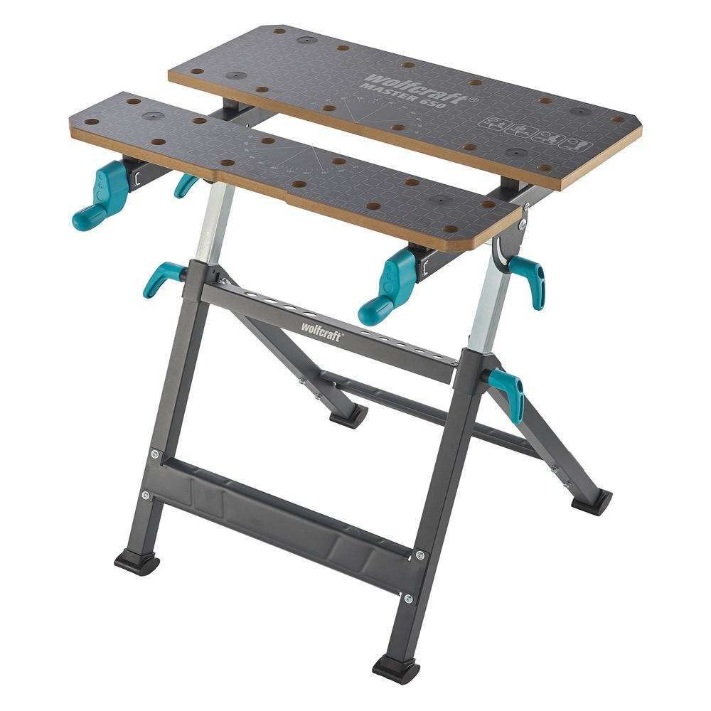 Wolfcraft Stol Radni i Stezni Master 650 Ergo / 650 x 720 x 950 mm - 6870000 slika 6