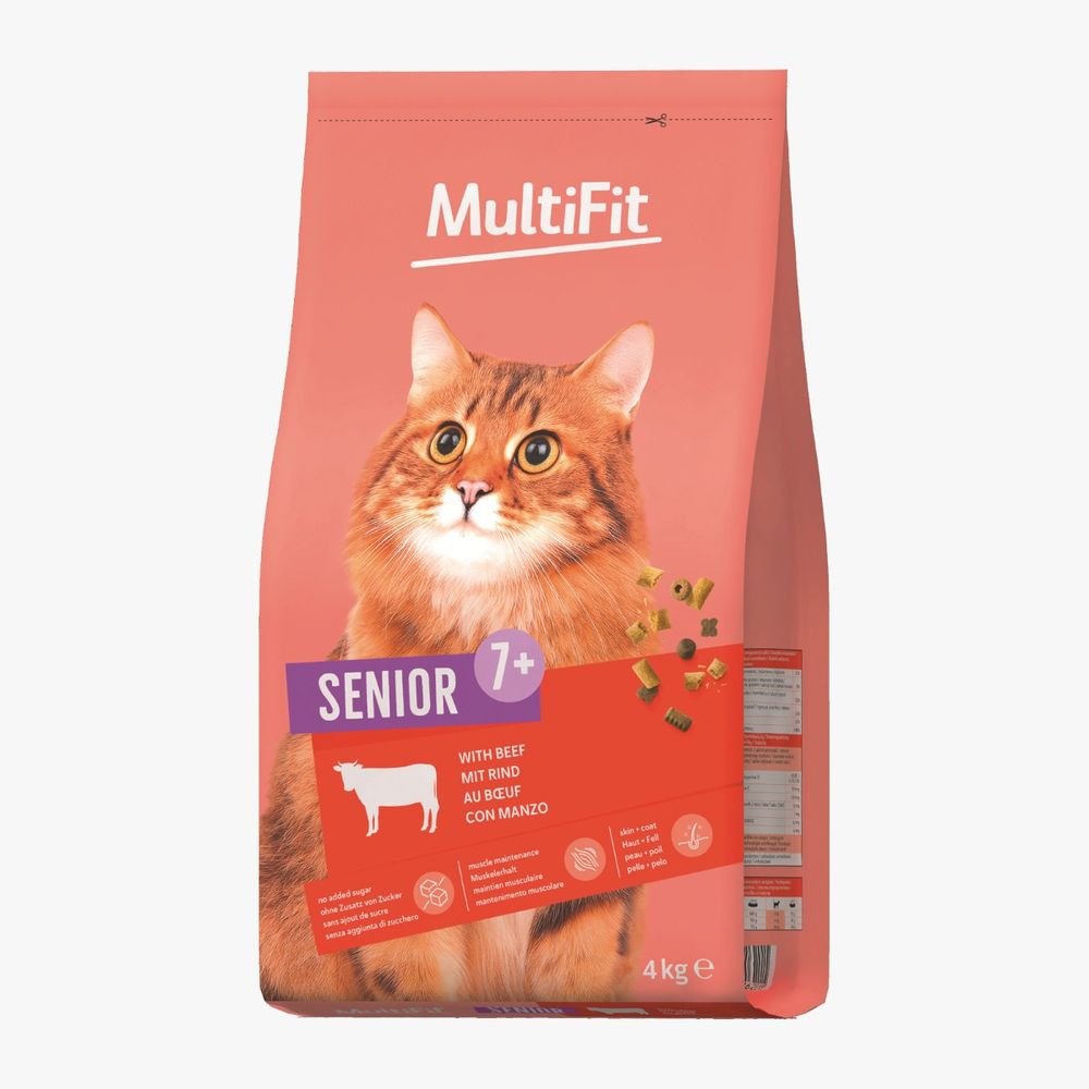 MultiFit Cat Senior govedina slika 1