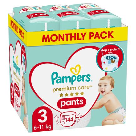 Pampers Premium Care Pants pelene-gaćice XXL mjesečno pakiranje