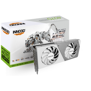 INNO3D GEFORCE RTX 4070 SUPER TWIN X2 OC WHITE 12GB GDDR6X 192bit, 2505MHz / 21Gbps, 3x DP, 1x HDMI, 2 slot, 2 fan