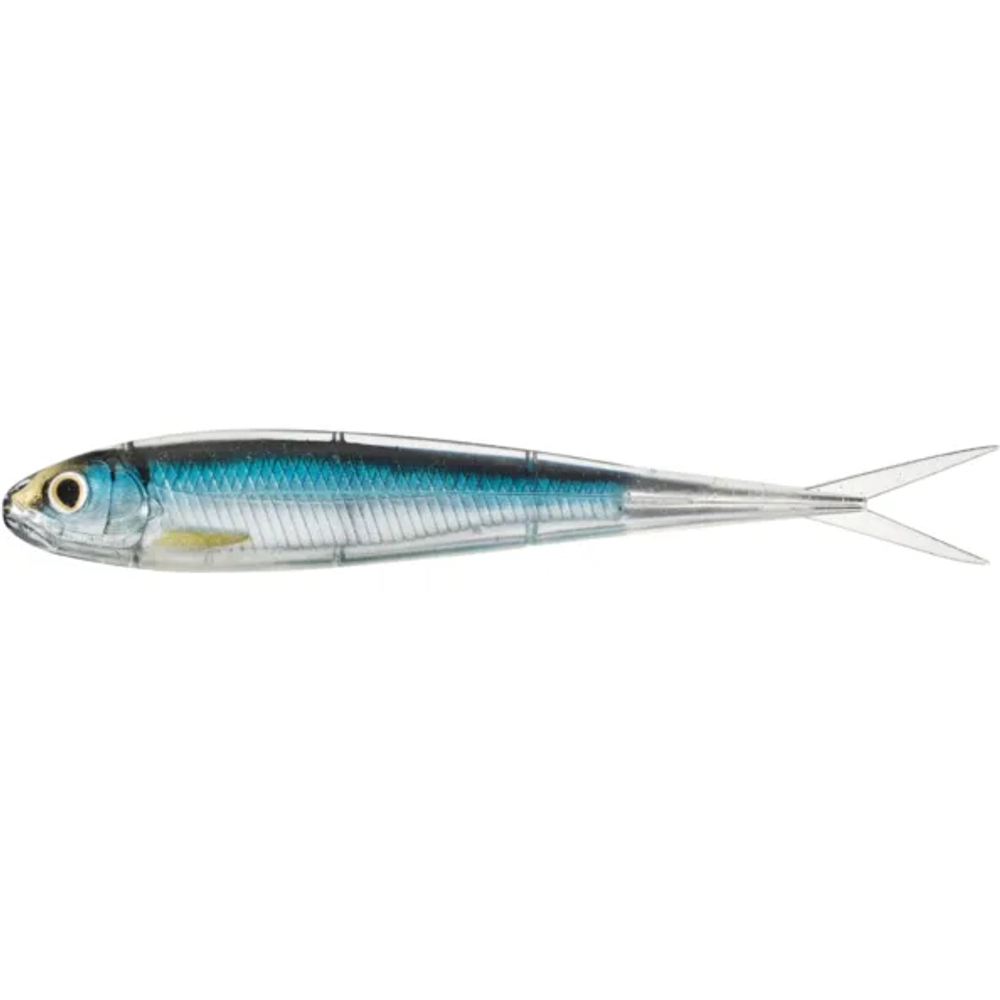 LiveTarget silikonska varalica Twitch Minnow (Soft Jerkbait) Silver Blue 130mm 3kom (SSR130S201) slika 1