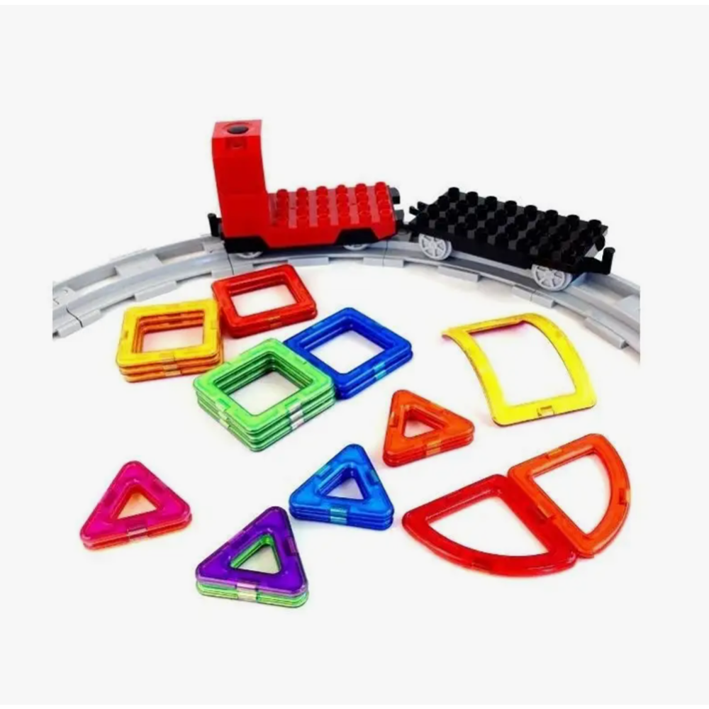 Magplayer Magnetne pločice za slaganje Train Magnetic Blocks 68kom slika 4