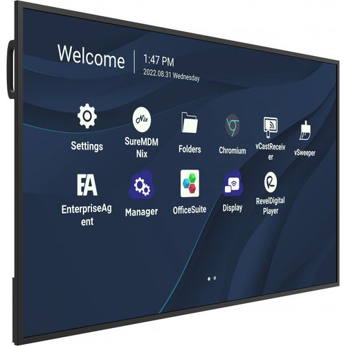 ViewSonic 65" LED Display, 3840x2160, 450 nits, 1200:1, HDMI x 2, USB-C, BLACK slika 1