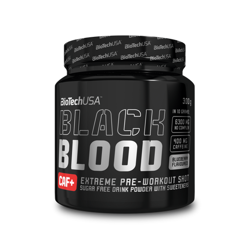 BioTech USA Black Blood Caf+ 300 g Borovnica slika 1