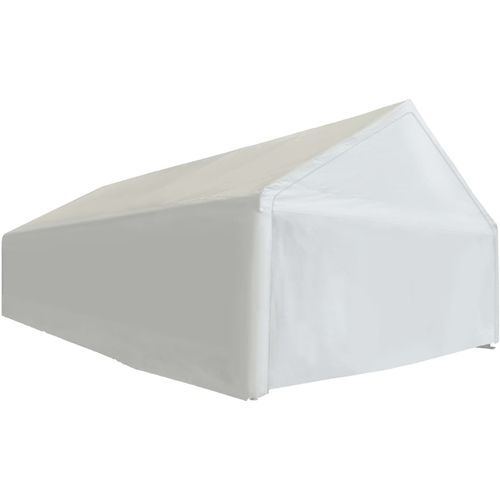 Skladišni šator od PE-a 5 x 10 m bijeli slika 7