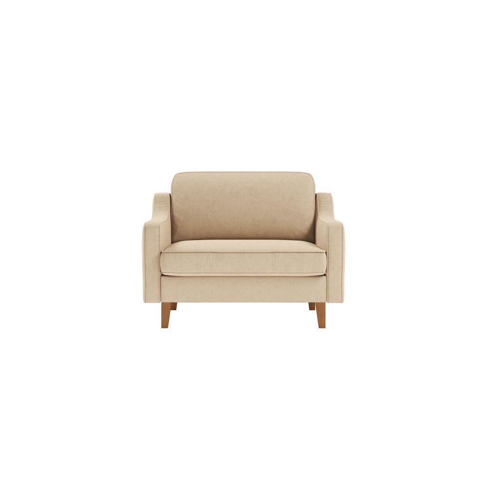 Fotelja Robin Loveseat - boje: pijesak orah slika 2