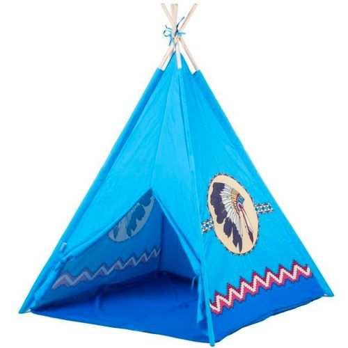 Šator za djecu Wigwam indijanski plavi slika 1