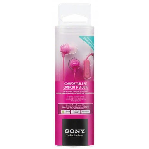 Sony slušalice EX-15 pinkIn-Ear, mikrofon slika 1