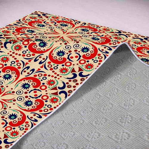 Conceptum Hypnose  WOOKECE658 Cream
Red
Blue
Navy Blue Carpet (120 x 180) slika 3