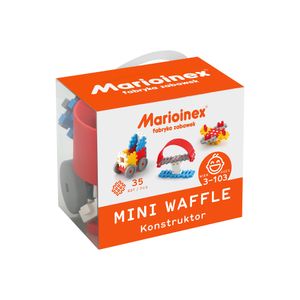 Marioinex set Waffle kockica konstruktor plavi 35kom.