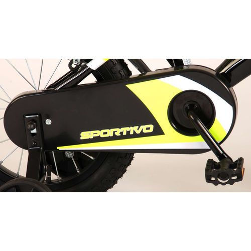 Dječji bicikl Volare Sportivo 14" s dvije ručne kočnice neon žuti slika 6