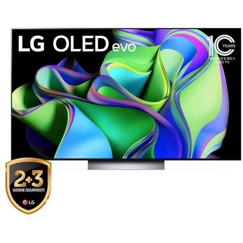 LG televizor OLED77C32LA OLED evo 77" 4K HDR smart webOS Smart TV svetlo siva slika 1