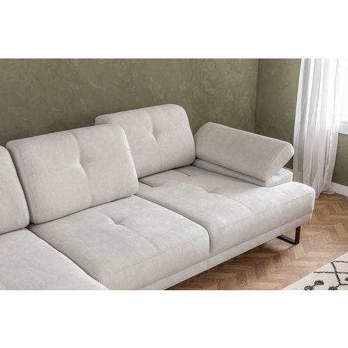 Atelier Del Sofa Kutna garnitura, Bež, Mustang Large Left - Beige slika 6