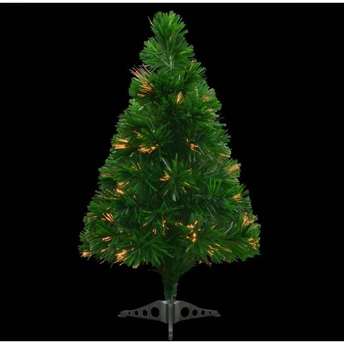 Umjetno božićno drvce s optičkim vlaknima 64 cm zeleno slika 30