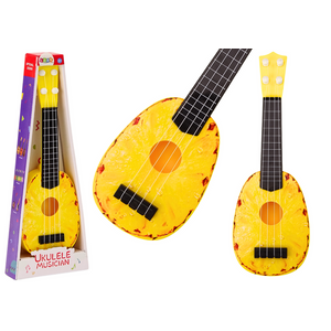 Dječja gitara/ Ukulele sa 4 žice - ananas