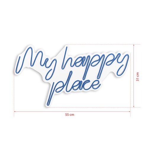 Wallity Dekorativna plastična led rasvjeta My Happy Place - plavo slika 7