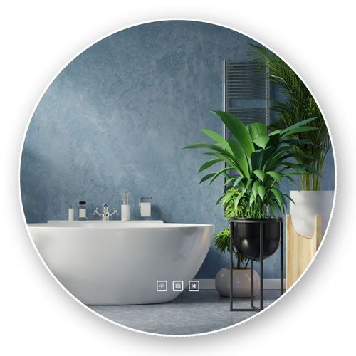 Ogledalo LED 80cm ROUND BLUETOOTH slika 1