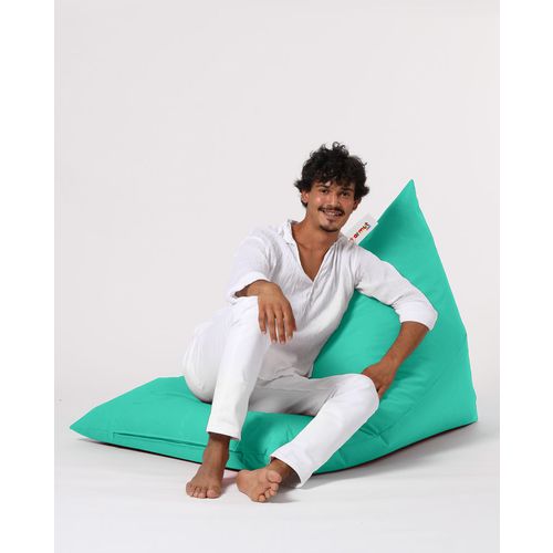 Atelier Del Sofa Vreća za sjedenje, Pyramid Big Bed Pouf - Turquoise slika 11