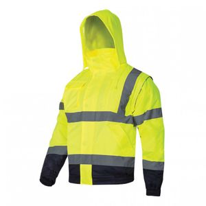LAHTI PRO jakna vidljiva s odvojivim rukavima žuta M
