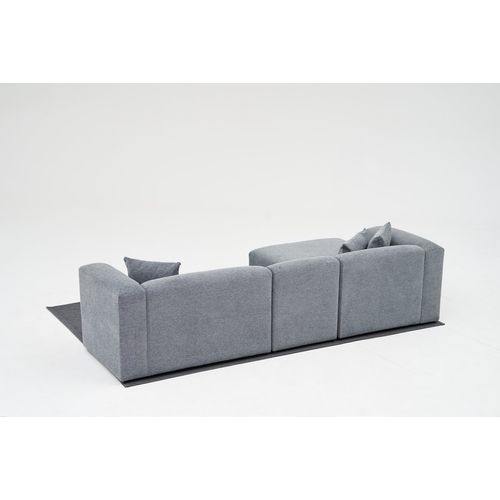 Atelier Del Sofa Kutna garnitura, Linden Mini Left - Grey slika 6