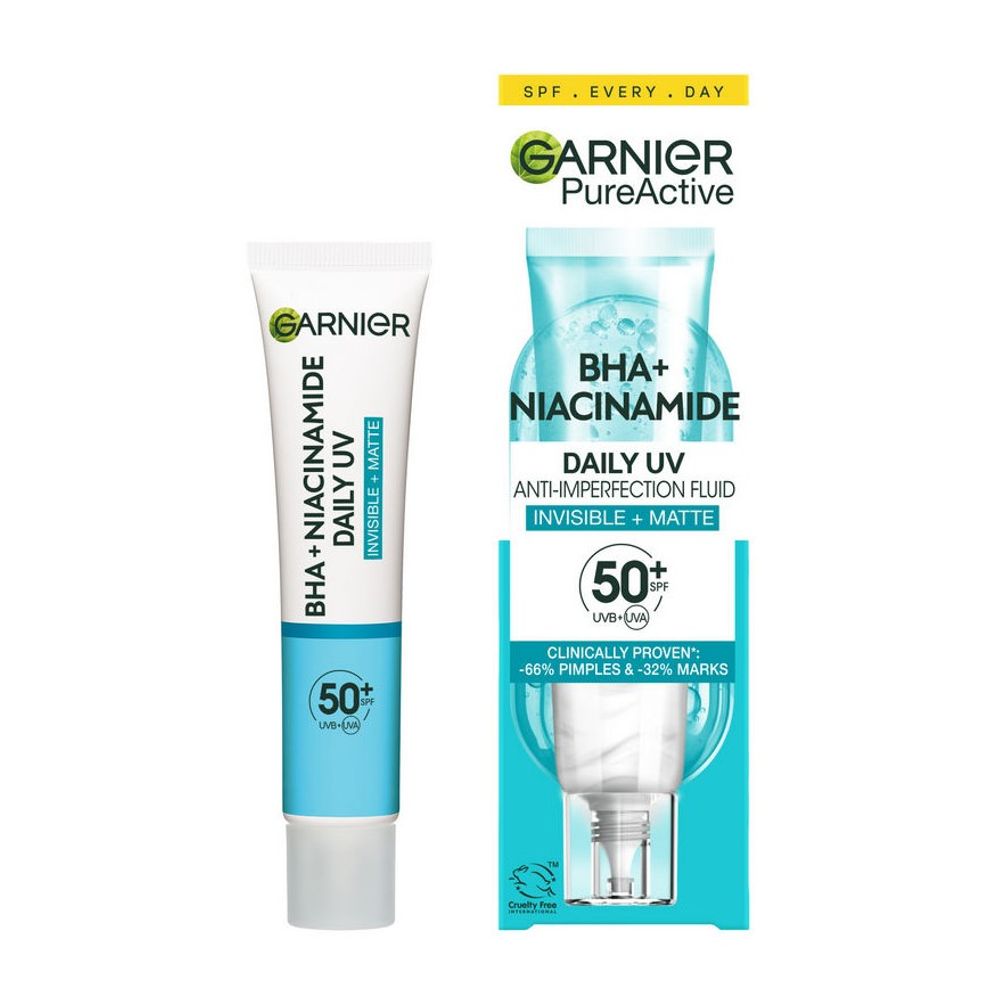 Garnier pure active niacinamid tečnost spf50+ 40ml slika 2