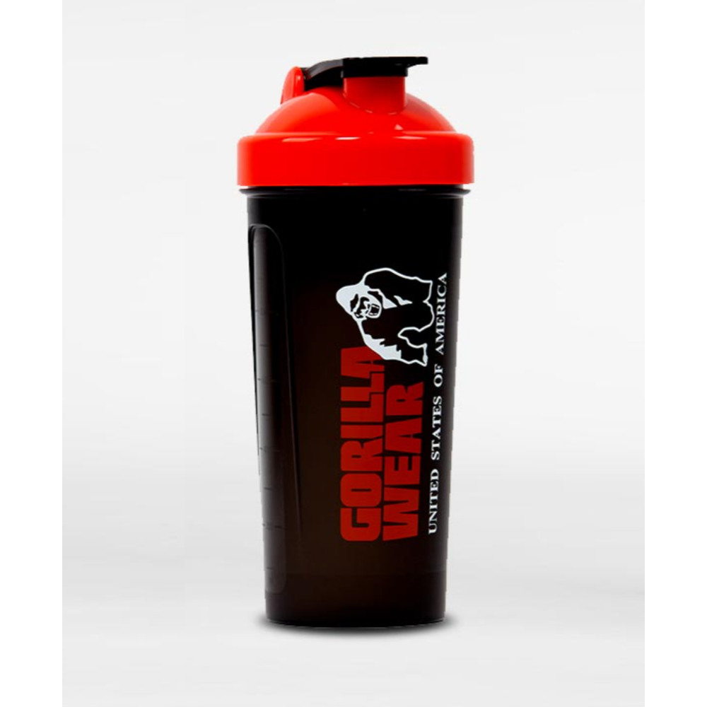 Gorilla Wear Šejker XXL 1000ml - Black/Red slika 1