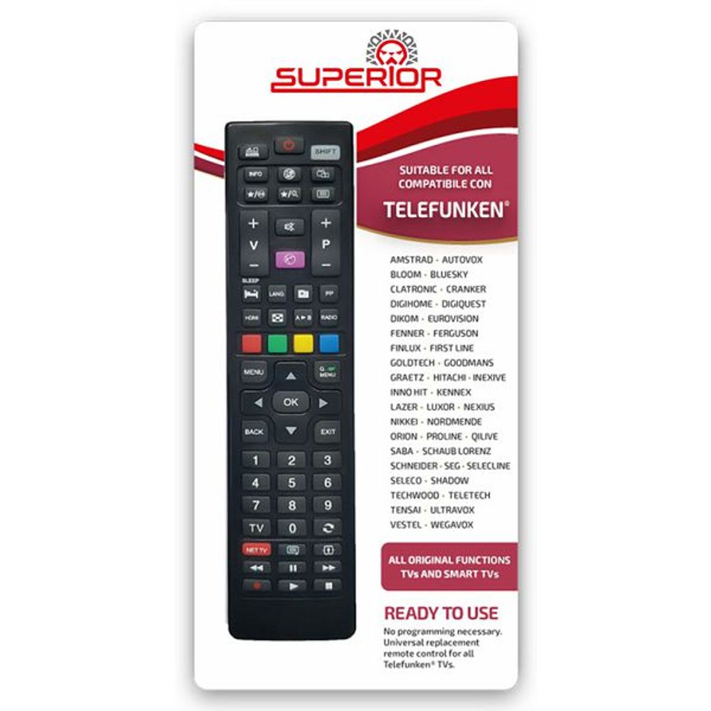 SUPERIOR UNIVERZALNI DALJINSKI UPRAVLJAČ ZA TELEFUNKEN i VESTEL SMART TV slika 1