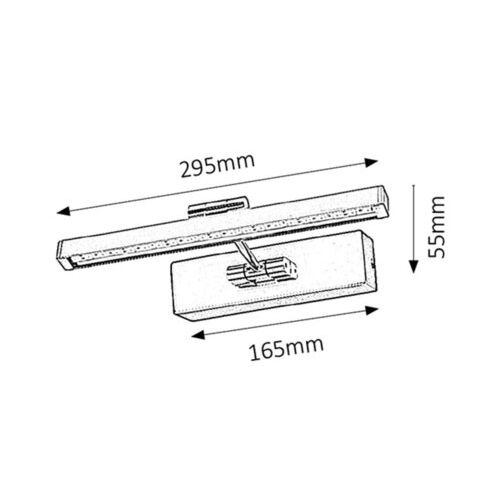 Rabalux PictureGuard LED5W hrom 3640 slika 2