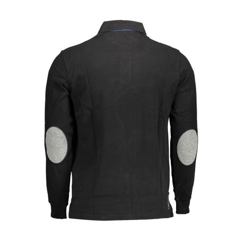 US POLO MEN'S LONG SLEEVED POLO BLACK slika 2