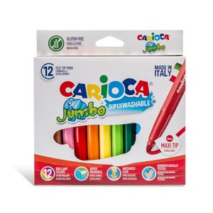 CARIOCA flomasteri Jumbo 12 boja 