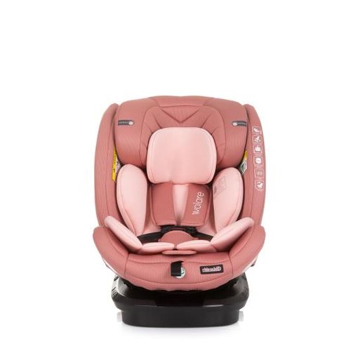 Chipolino autosjedalica I-SIZE 40-150 cm ISOFIX 360 "VOLARE" flamingo slika 2