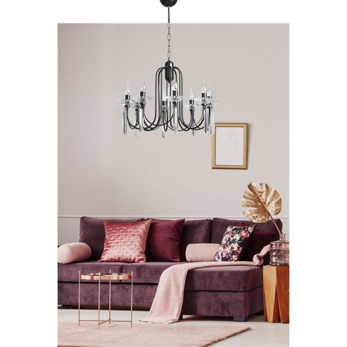 Kontes 8751-2 Black Chandelier slika 1