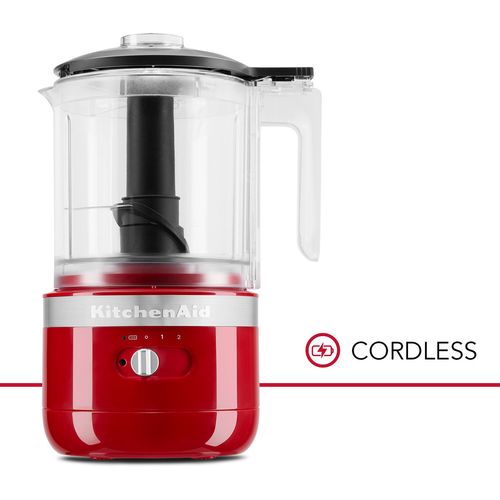 KitchenAid bežična sjeckalica hrane empire red 1.19L 5KFCB519EER slika 1