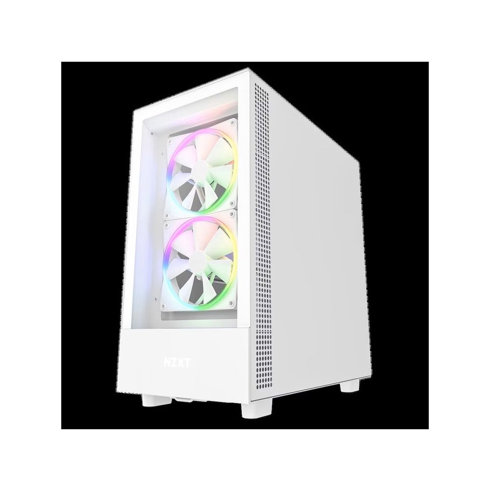NZXT CASE H5 ELITE WHITE Mini-ITX, Micro-ATX, ATX Mid-Tower, 3x Fans slika 2