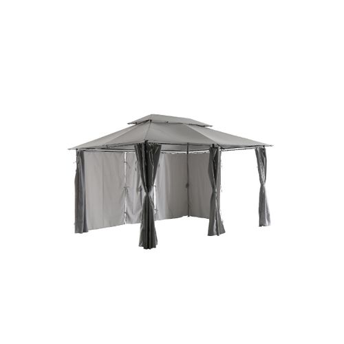 Metalna gazebo tenda Belize -  siva slika 1