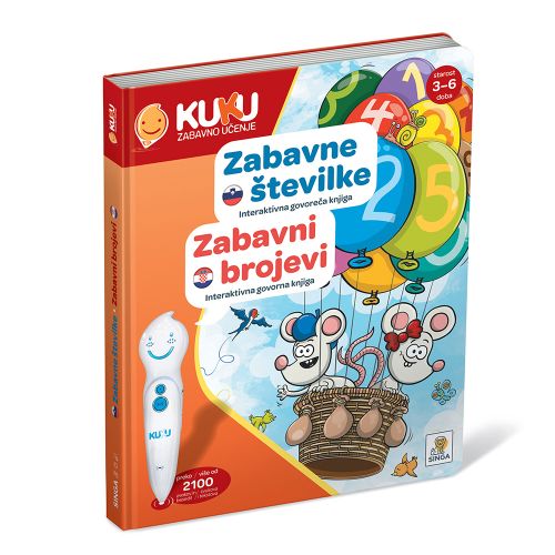 Interaktivna knjiga Kuku - Zabavni brojevi (bez olovke)  slika 2