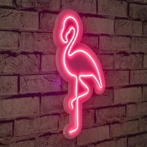 Wallity Zidna dekoracije svijetleća FLAMINGO, Flamingo - Pink slika 17