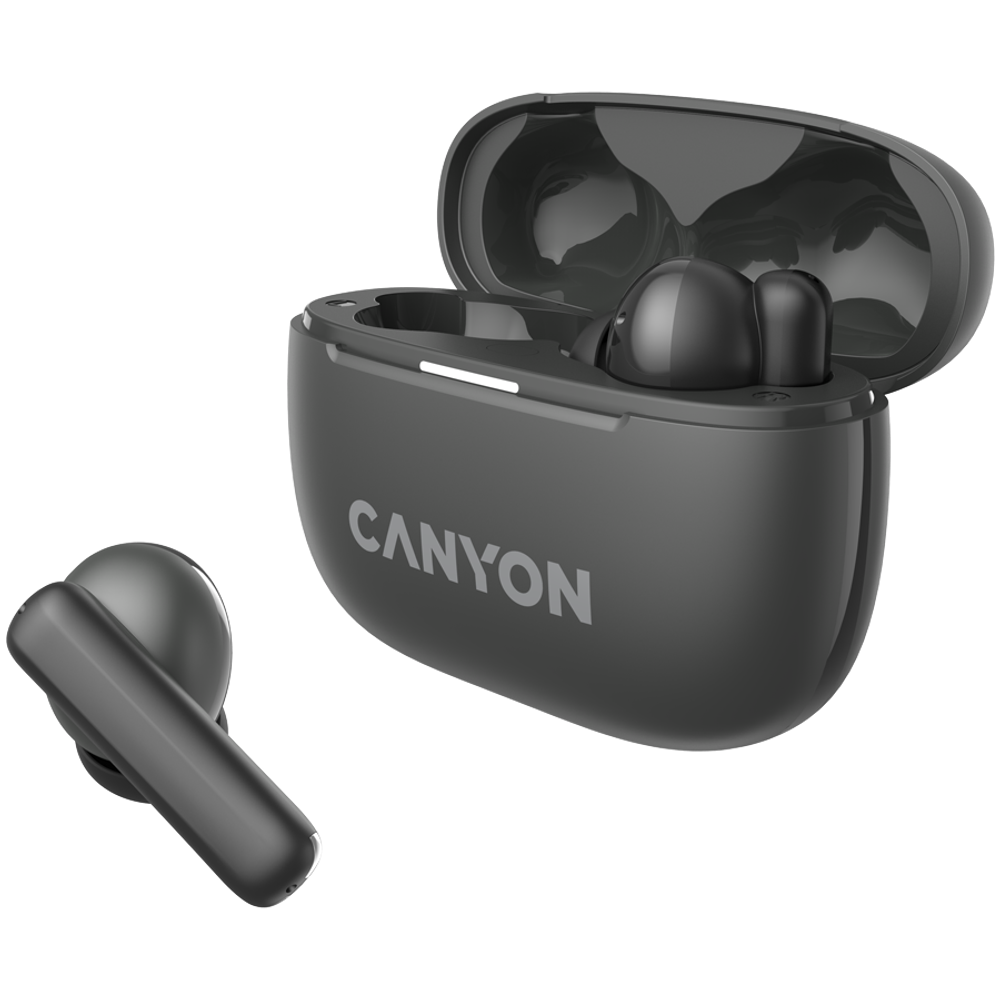 CANYON OnGo TWS-10 ANC+ENC Bežične Slušalice sa Mikrofonom, Crne slika 3